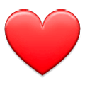 ❤️ Emoji Corazón Rojo en Samsung Experience 9.5.
