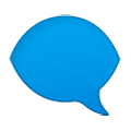 Emoji 🗨️ Nuvoletta Nera su Samsung Experience 9.5.