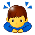 🙇‍♂️ Emoji Homem Fazendo Reverência na Samsung Experience 9.5.