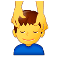 Emoji 💆‍♂️ Uomo Che Riceve Un Massaggio su Samsung Experience 9.5.