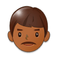 👨🏾 Emoji Homem: Pele Morena Escura na Samsung Experience 9.5.
