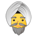 👳‍♂️ Emoji Mann mit Turban Samsung Experience 9.5.