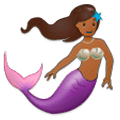 🧜🏾 Emoji Persona Sirena: Tono De Piel Oscuro Medio en Samsung Experience 9.5.