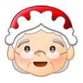 🤶🏻 Emoji Mamá Noel: Tono De Piel Claro en Samsung Experience 9.5.