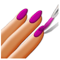 💅🏽 Emoji Pintarse Las Uñas: Tono De Piel Medio en Samsung Experience 9.5.