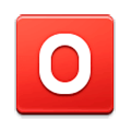 🅾️ Emoji Großbuchstabe O in rotem Quadrat Samsung Experience 9.5.