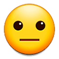 Emoji 😐 Faccina Neutra su Samsung Experience 9.5.