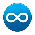 Émoji ♾️ Infini sur Samsung Experience 9.5.