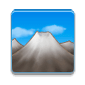 Émoji 🏔️ Montagne Enneigée sur Samsung Experience 9.5.