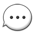 💬 Emoji Sprechblase mit drei Punkten Samsung Experience 9.5.