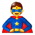 Emoji 🦸 Supereroe su Samsung Experience 9.5.