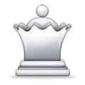 ♕ Emoji Reina del ajedrez blanco en Samsung Experience 9.5.
