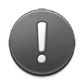 ❕ Emoji Ponto De Exclamação Branco na Samsung Experience 9.5.