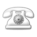 Emoji ☏ Telefono bianco su Samsung Experience 9.5.