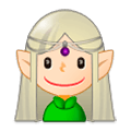 🧝🏻‍♀️ Emoji Elfa: Tono De Piel Claro en Samsung Experience 9.5.