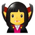 Émoji 🧛‍♀️ Vampire Femme sur Samsung Experience 9.5.