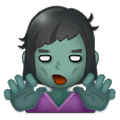 Émoji 🧟‍♀️ Zombie Femme sur Samsung Experience 9.5.