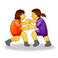 🤼‍♀️ Emoji Mujeres Luchando en Samsung Experience 9.5.
