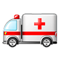Émoji 🚑 Ambulance sur Samsung One UI 1.0.
