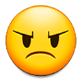 Emoji 😠 Faccina Arrabbiata su Samsung One UI 1.0.