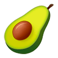 Emoji 🥑 Avocado su Samsung One UI 1.0.