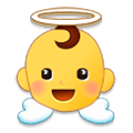 👼 Emoji Bebé ángel en Samsung One UI 1.0.