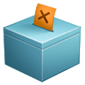 🗳️ Emoji Urne mit Wahlzettel Samsung One UI 1.0.