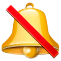 🔕 Emoji durchgestrichene Glocke Samsung One UI 1.0.