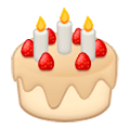 🎂 Emoji Tarta De Cumpleaños en Samsung One UI 1.0.