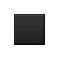 ◾ Emoji Cuadrado Negro Mediano-pequeño en Samsung One UI 1.0.