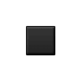 Emoji ▪️ Quadrato Nero Piccolo su Samsung One UI 1.0.