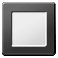 Emoji 🔲 Tasto Quadrato Bianco Con Bordo Nero su Samsung One UI 1.0.