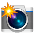 Emoji 📸 Fotocamera Con Flash su Samsung One UI 1.0.