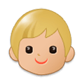 🧒🏼 Emoji Infante: Tono De Piel Claro Medio en Samsung One UI 1.0.