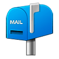 📫 Emoji geschlossener Briefkasten mit Post Samsung One UI 1.0.