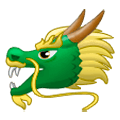 Émoji 🐲 Tête De Dragon sur Samsung One UI 1.0.