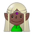 🧝🏿 Emoji Elfo: Tono De Piel Oscuro en Samsung One UI 1.0.