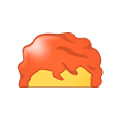 Emoji 🦰 Capelli Rossi su Samsung One UI 1.0.