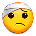 🤕 Emoji Gesicht mit Kopfverband Samsung One UI 1.0.