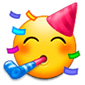 🥳 Emoji Rosto Festivo na Samsung One UI 1.0.