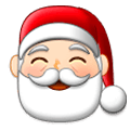 🎅🏻 Emoji Papai Noel: Pele Clara na Samsung One UI 1.0.