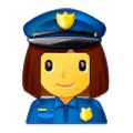 👮‍♀️ Emoji Polizistin Samsung One UI 1.0.