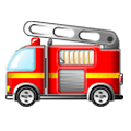 Emoji 🚒 Camion Dei Pompieri su Samsung One UI 1.0.