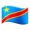🇨🇩 Emoji Bandera: República Democrática Del Congo en Samsung One UI 1.0.