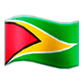 🇬🇾 Emoji Bandeira: Guiana na Samsung One UI 1.0.
