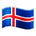 🇮🇸 Emoji Bandera: Islandia en Samsung One UI 1.0.