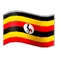 🇺🇬 Emoji Bandera: Uganda en Samsung One UI 1.0.