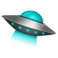 Emoji 🛸 Disco Volante su Samsung One UI 1.0.