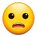 😦 Emoji Cara Con El Ceño Fruncido Y La Boca Abierta en Samsung One UI 1.0.