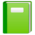 Emoji 📗 Libro Verde su Samsung One UI 1.0.